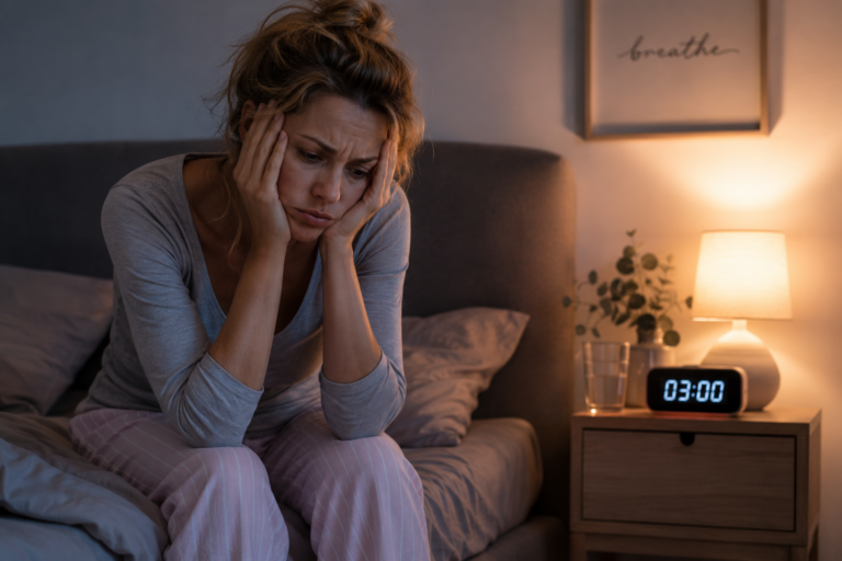 3 Uhr nachts. Wieder wach.              Blöde Wechseljahre!